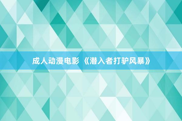成人动漫电影 《潜入者打驴风暴》